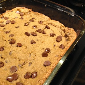 Secret chickpea blondies!