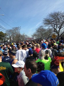 A took this picture so that I could see what the start looked like. #shortpeopleproblems